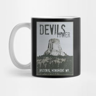 Devil's Tower Stamp Mug